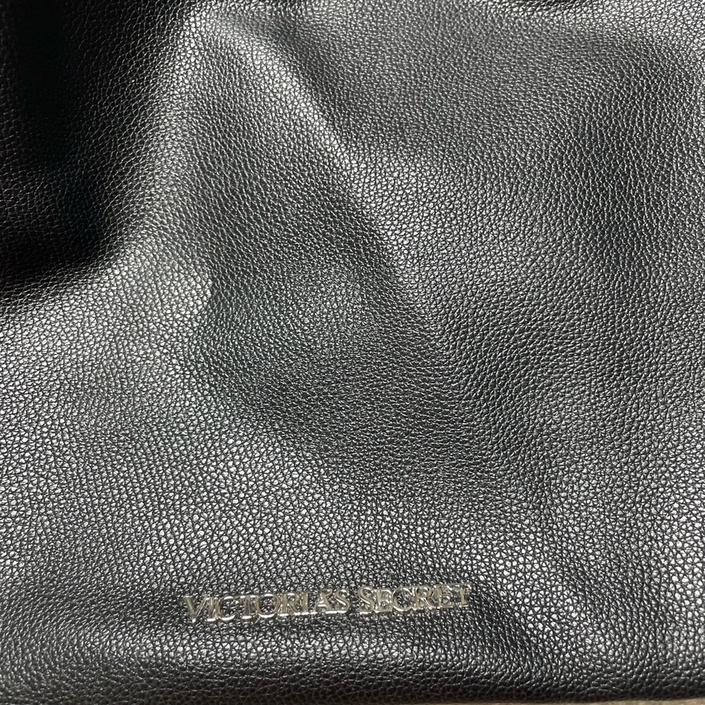 Victoria’s Secret Black Pleather Fringe Backpack - Picture 3 of 9